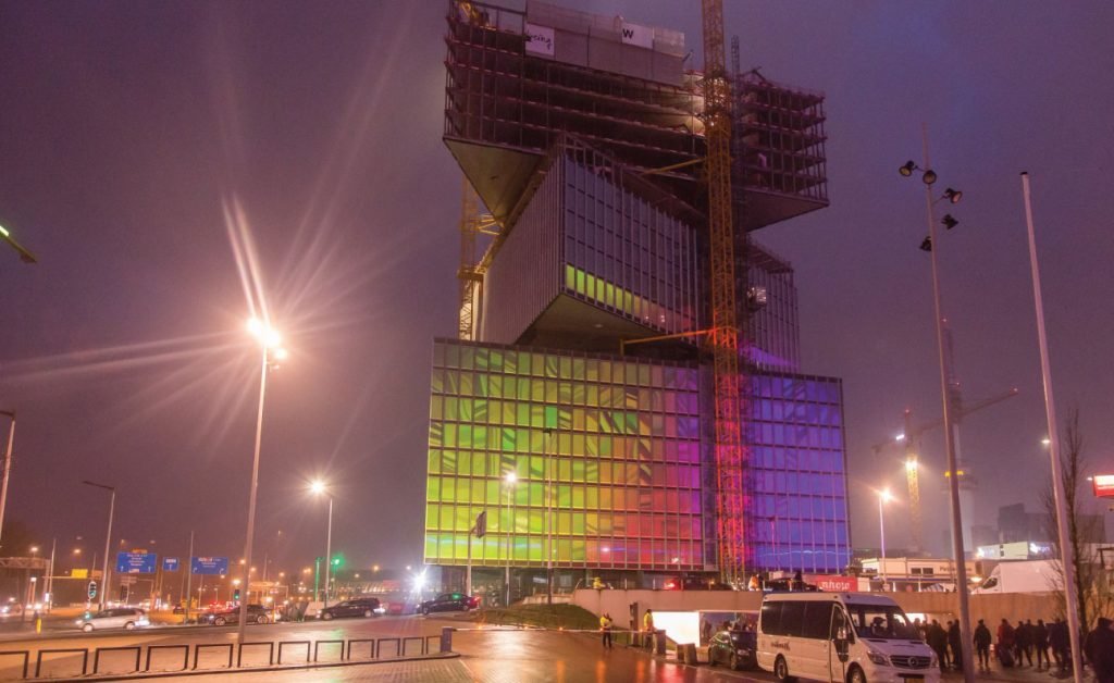 ISE Projection mapping film company branding