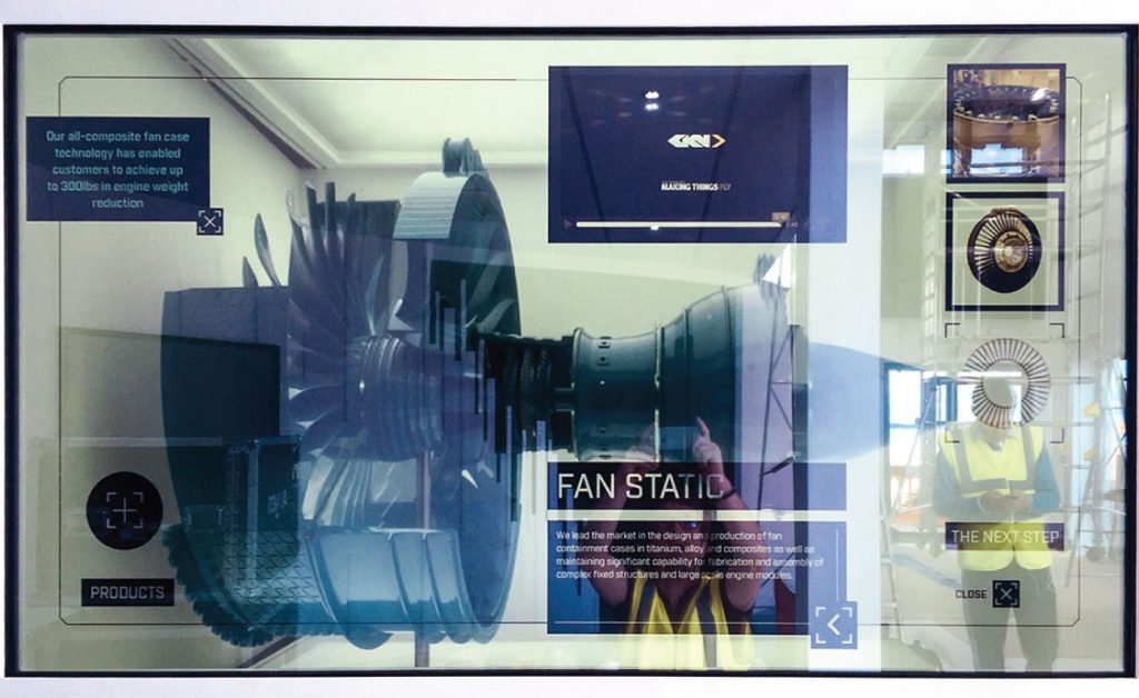 Transparent screen museums